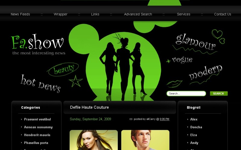 Fashion PSD Template