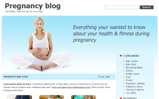 Pregnancy PSD Template