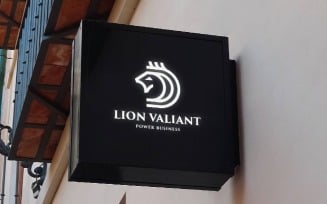 Lion Head Valiant Pro Logo