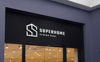 Super Home Letter S Pro Logo