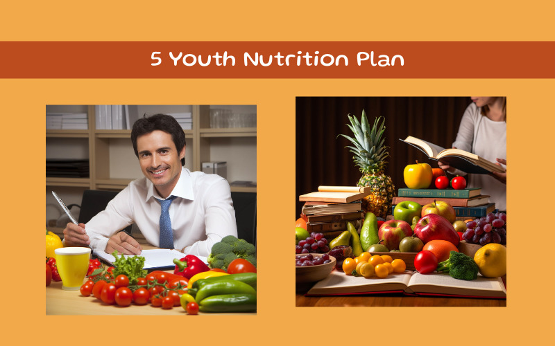 Youth Nutrition Plan AI image Illustration