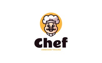 Chef Simple Mascot Logo 6