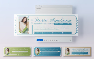 Minimalist Email Header template 368