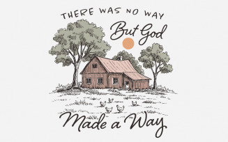 Christian Country Faith PNG, But God Scripture, Western Christian Women Design, Bible Verse