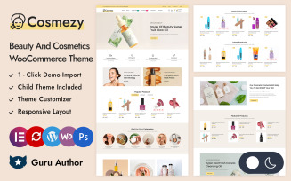 Cosmezy - Beauty Salon & Cosmetics Store Elementor WooCommerce Responsive Theme