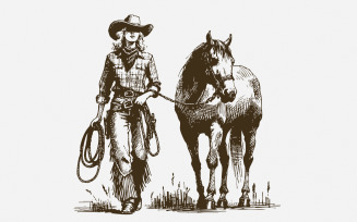 Cowgirl PNG, Western Desert Scene, Ranch Scene, Cowboy Sublimation Design, Digital Download, Wild