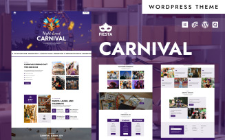 Fiesta - Carnival Shows & Celebration WordPress Elementor Theme