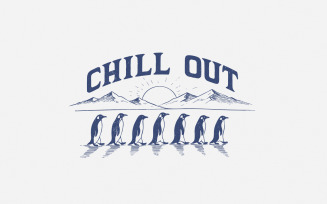 Funny Penguins Digital Clipart, Cute Penguin Sayings PNG, Vintage Animal Instant Download, Funny