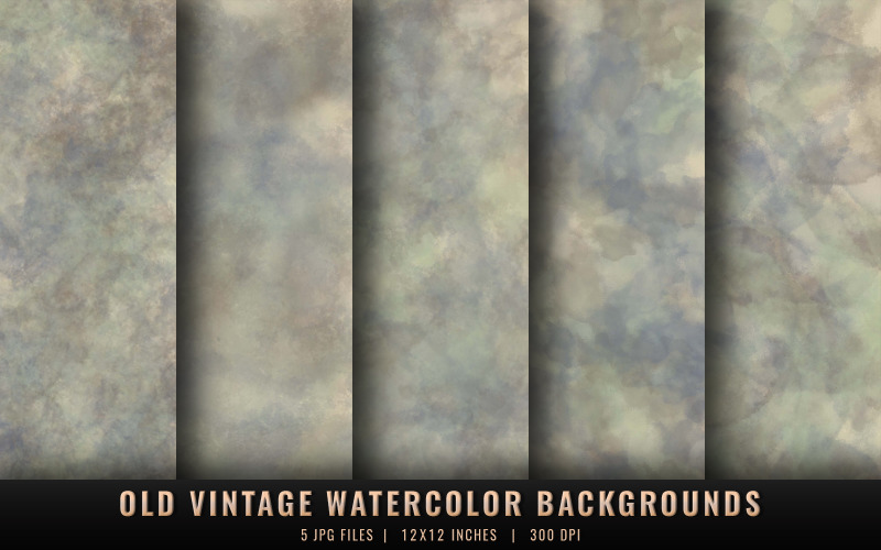 Old Vintage Watercolor Backgrounds