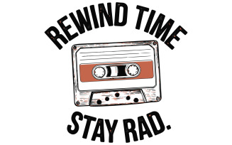 A retro cassette tape vector graphic