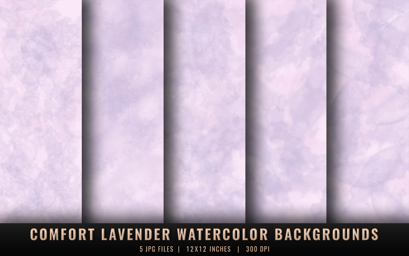 Comfort Lavender Watercolor Backgrounds