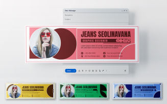 Geometric Email Header Template