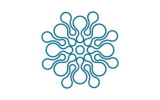 Meta Ball Medical icon vector design template v7.10