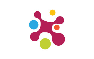 Meta Ball Medical icon vector design template v7.2