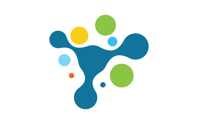 Meta Ball Medical icon vector design template v7.5 Logo Template