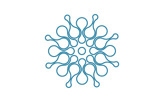 Meta Ball Medical icon vector design template v7.9