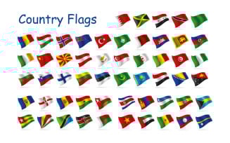 Country Flags Vector Pack | High-Quality Flag Icons (SVG, PNG, AI, EPS)