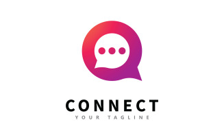 Dialogs and Discussions Logo. Communication vector symbol 12