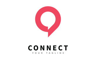 Dialogs and Discussions Logo. Communication vector symbol 4