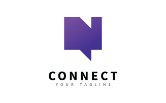 Dialogs and Discussions Logo. Communication vector symbol 8