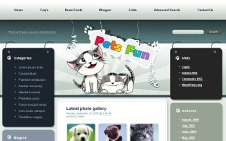 Animals & Pets PSD Template
