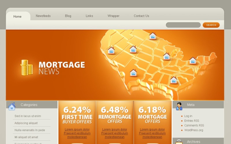 Mortgage PSD Template
