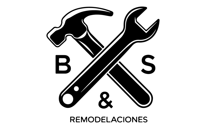 A logo for a home remodeling company Illustration