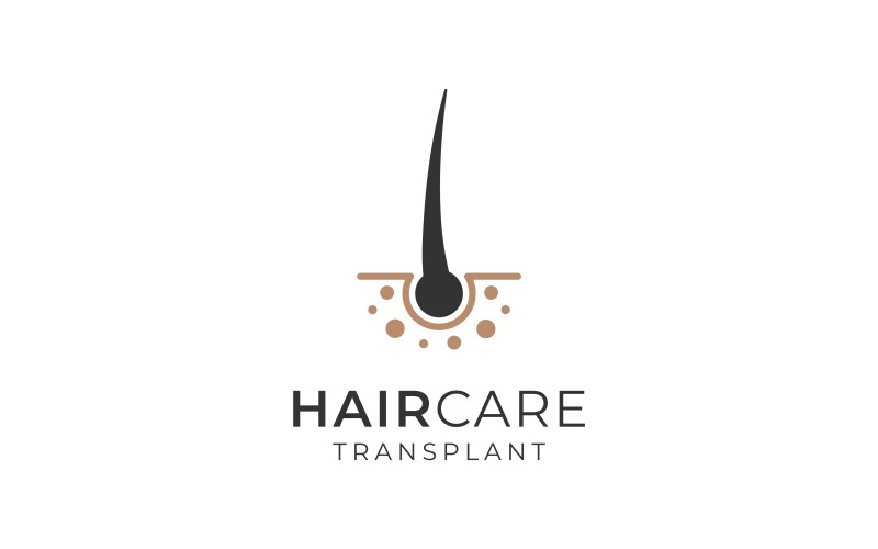 Hair Transplant Dermatology Logo Logo Template