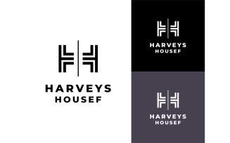 Initial Letter HH Monogram Logo