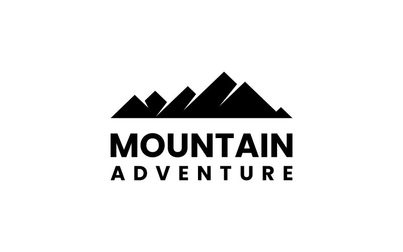 Mountain Range Landscape Logo Logo Template
