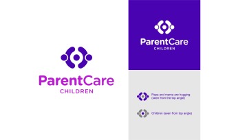 Parent Children Family Logo