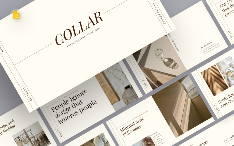 Aesthetic Minimalist Google Slides Template