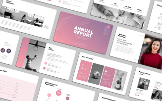 Business Annual Report Google Slides – Investor and Financial Report