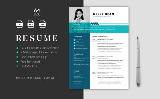 Creative Minimalist Resume Template for Job Seekers