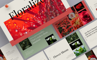 Floral Gallery PowerPoint Template