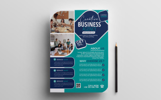 Marketing Agency Flyer Template.