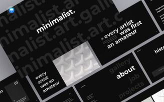 Minimalist Art Keynote Template