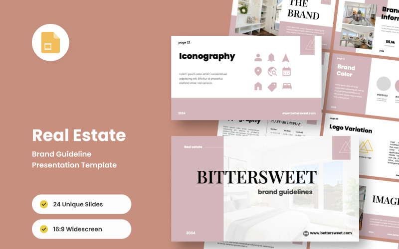 Real Estate Brand Identity Presentation - Google Slides