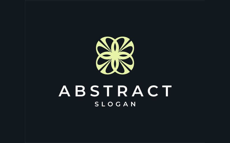 Abstract Art Deco Luxury Logo Logo Template