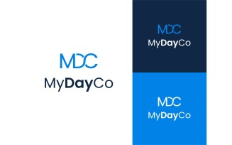 Letter MDC Simple Initial Logo