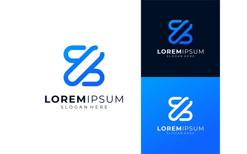 Letter ZC Simple Line Logo Logo Template
