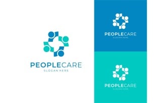 People Group Community Logo Illustration