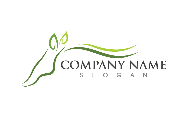 Foot Care clinic Logo Template vector icon illustration design v.2