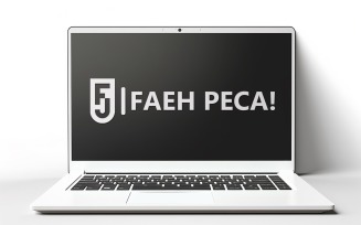 Computer screen logo mockup design