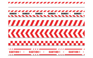 Police line icon design illustration design template v.11