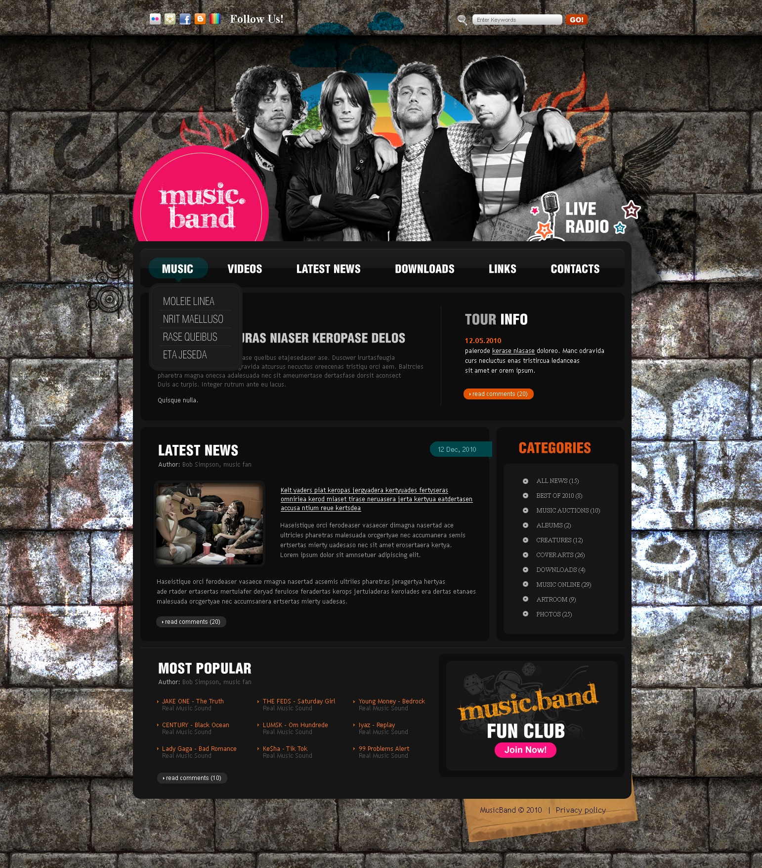 Музыкальные сайты 3. Макет музыкального сайта. Дизайн сайта музыки. Шаблон музыкального сайта. Шаблон сайта для музыкальной группы.