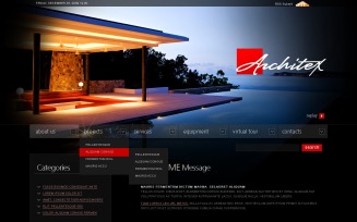 Architecture PSD Template