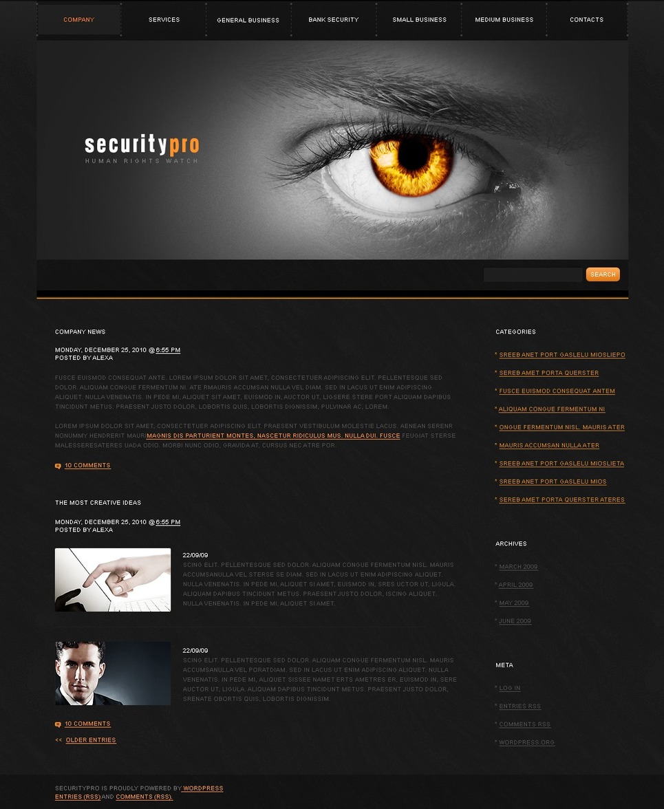Security PSD Template New Screenshots BIG