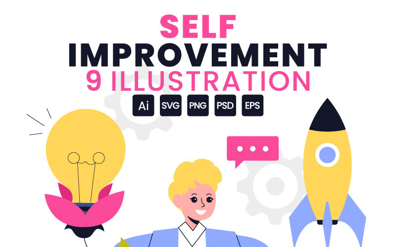 9 Self Improvement Illustration