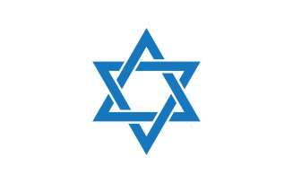 Star David Template vector illustration design template v.2